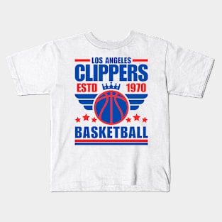 Los Angeles Clippers 1970 Basketball Retro Kids T-Shirt